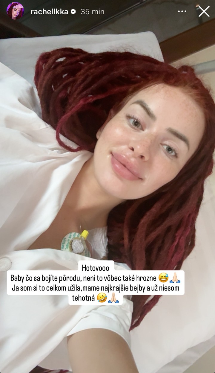 rachel karnizova porodila